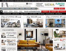 Tablet Screenshot of furnitureonlineaustralia.com